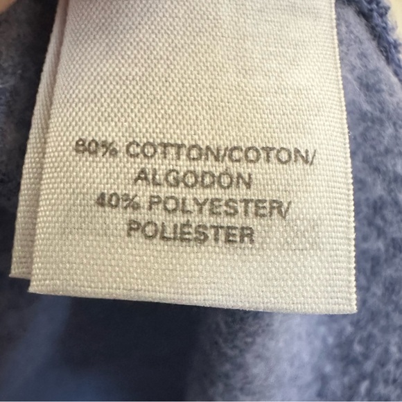 Y2K Victoria Secret Blue Zip Up Jacket with Graphic on the back in size Medium - Picture 8 of 8